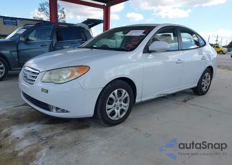 2010 Hyundai Elantra Gls from USA, damaged, VIN KMHDU4AD1AU934012